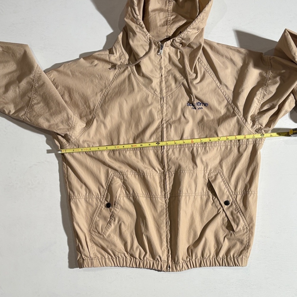 Supreme Beige Hooded Windbreaker - Picture 5 of 6